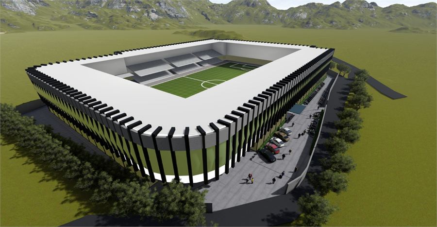 Football stadium